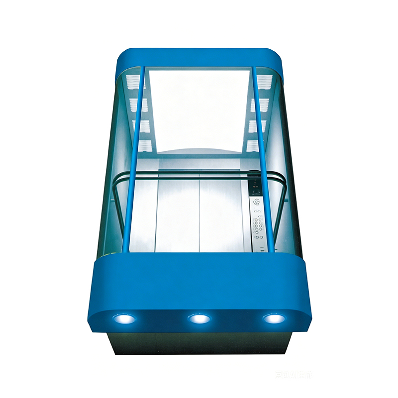 Lift de observație panoramică din oțel vopsit cu interior din oțel inoxidabil