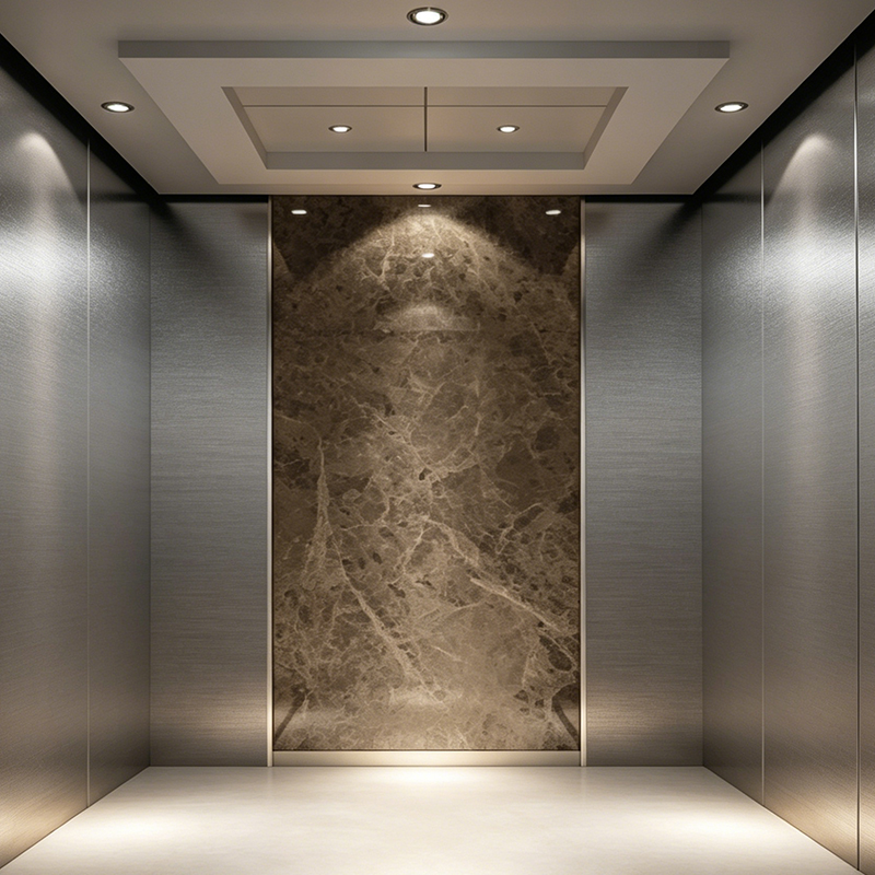 Ascensor decorativ de perete ignifug pentru locuințe și hoteluri
