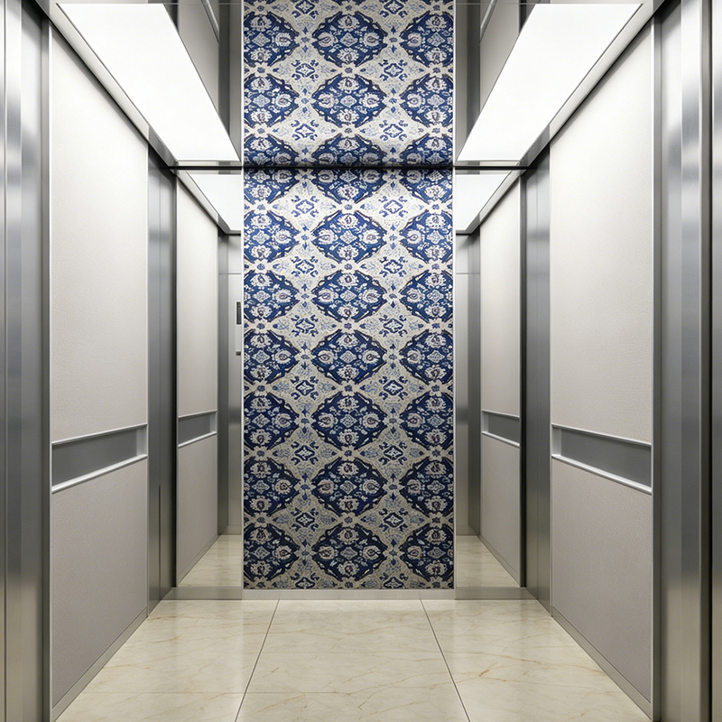 Lift pentru pasageri cu model artistic