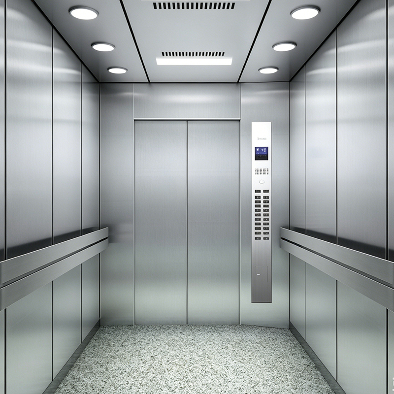 Ascensor medical standard pentru pasageri cu podea din PVC